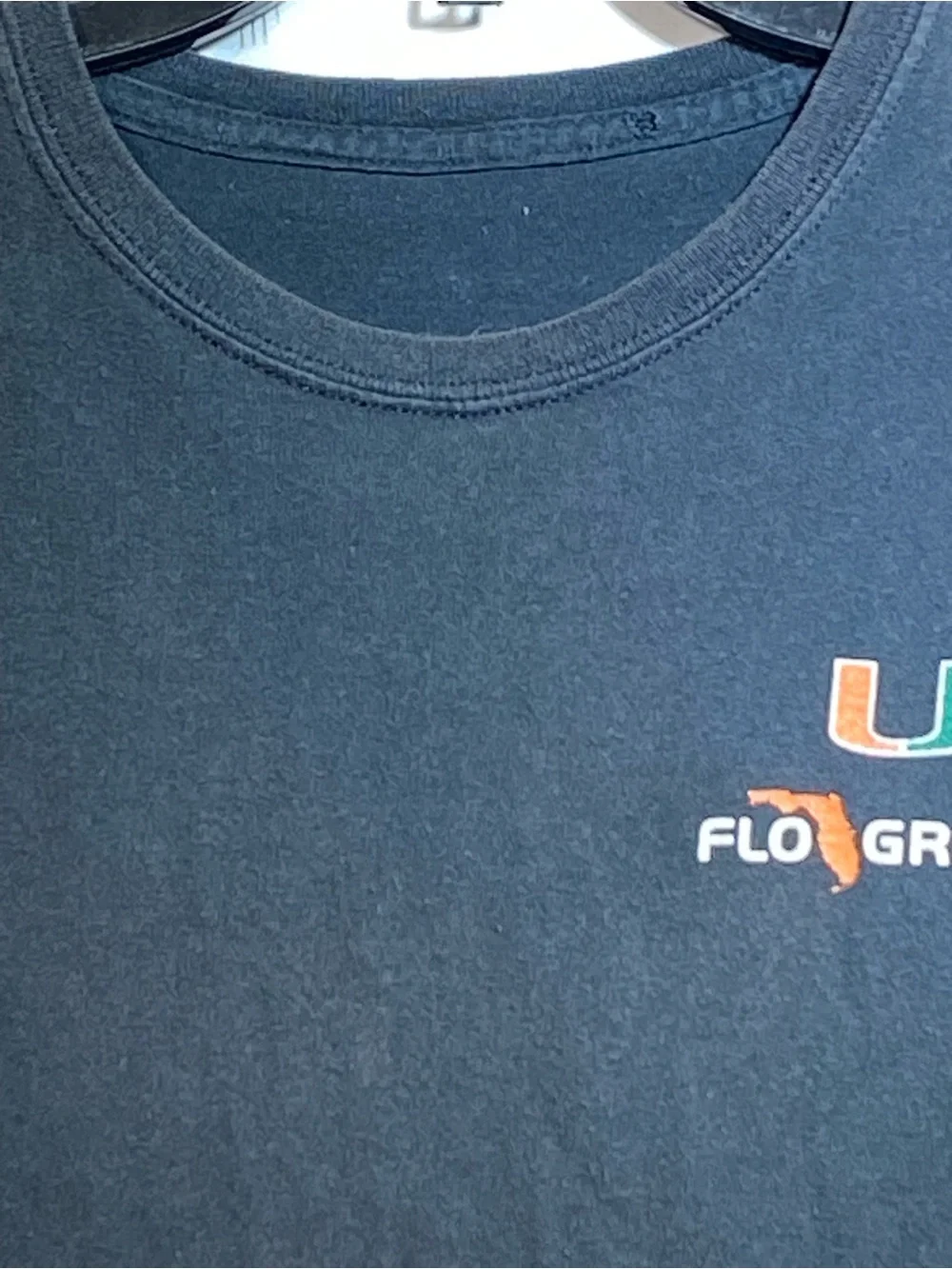 Kids Black 'Flo Grown' University U Logo Short Sleeve Tee